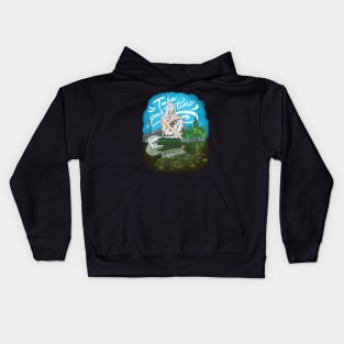 take your time lagune mermaid Kids Hoodie